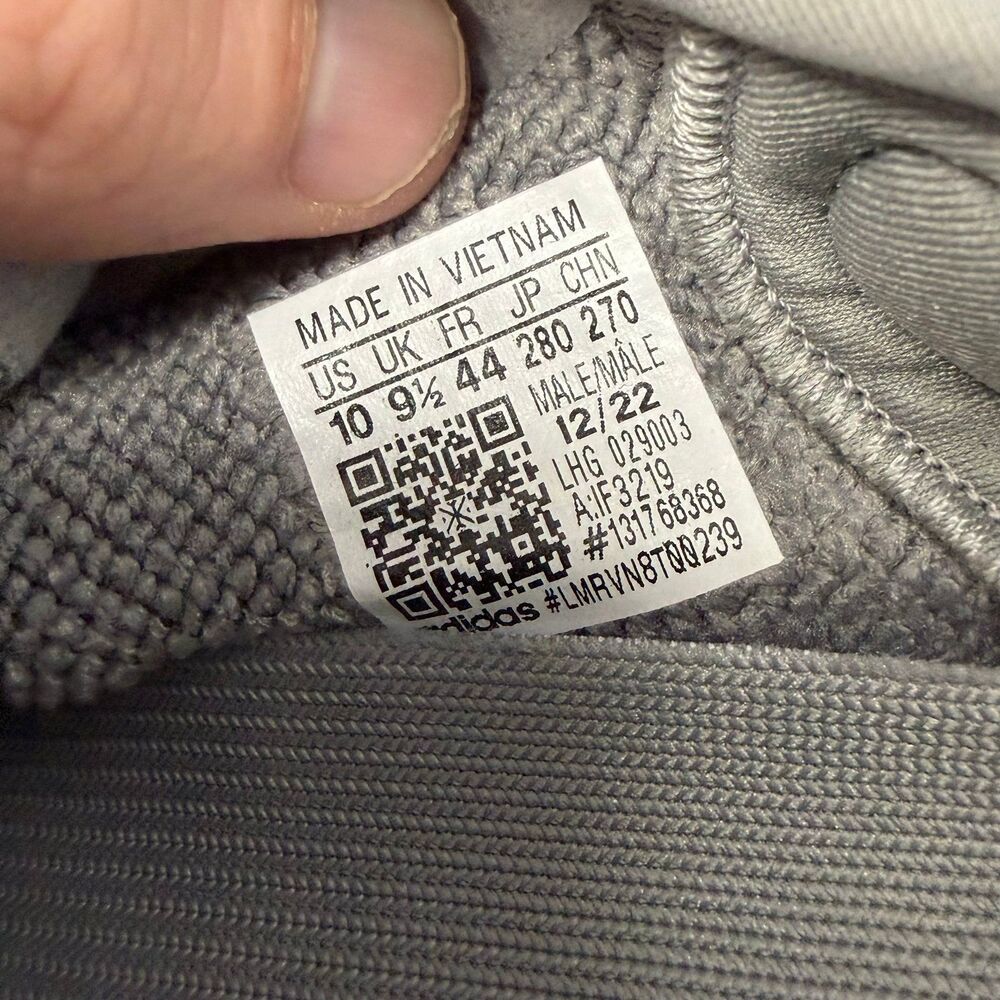 Adidas Yeezy Boost 350 V2 Steel Gray Athletic Shoes Mens Size 10 IF3219 - Picture 8 of 8